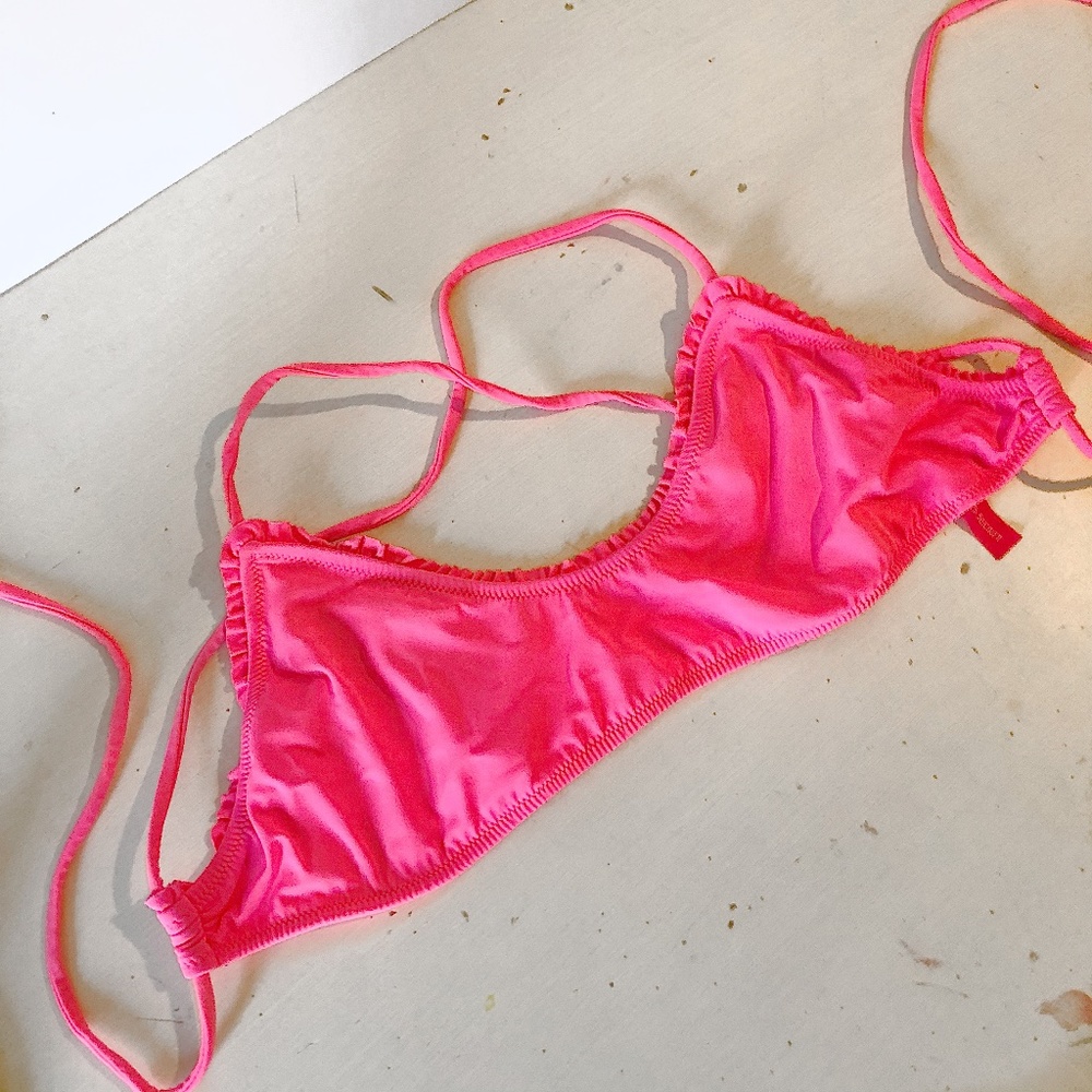 Victoria's Secret Cross Back Bikini Top Sz S